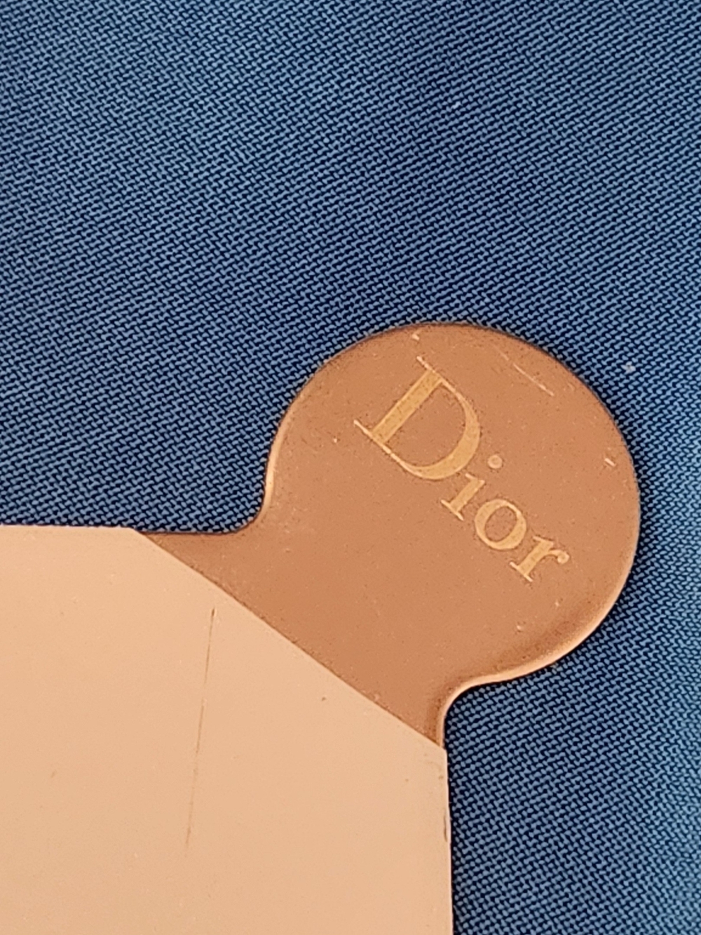 Dior Rose Gold Silver Card Holder And Metal Insert Mirror - Picture 2 of 6